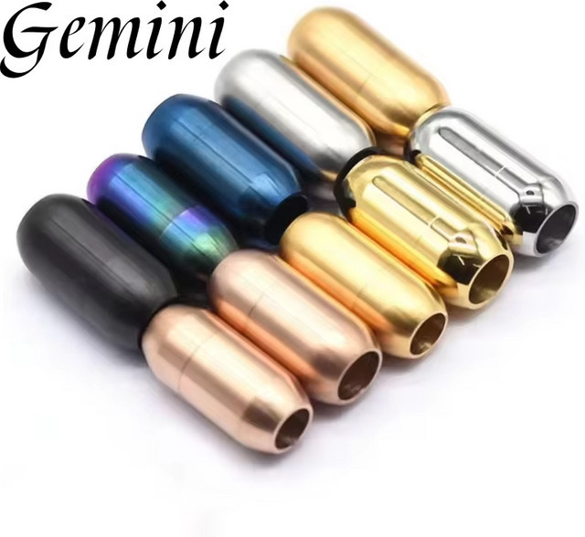 Magnetische Verschlüsse, Edelstahl, 3mm-8mm, Unisex - Bild 1
