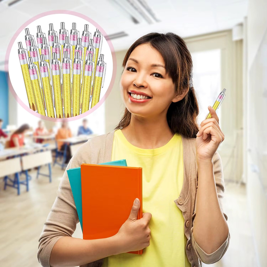 Stilvolle Kugelschreiber aus Metall für Schule und Büro - Bild 4