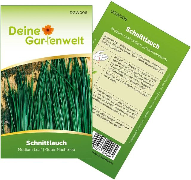 Deine Gartenwelt Schnittlauch Medium Leaf Samen - Bild 1