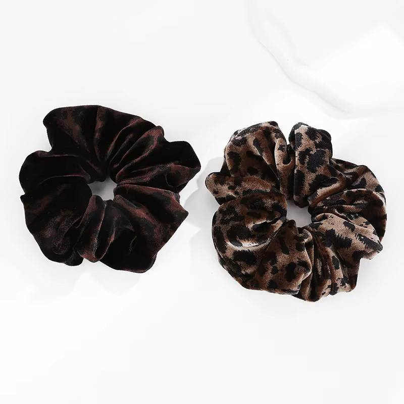 Loe Scrunchie, Leopardenmuster, Samt, Damen - Bild 3