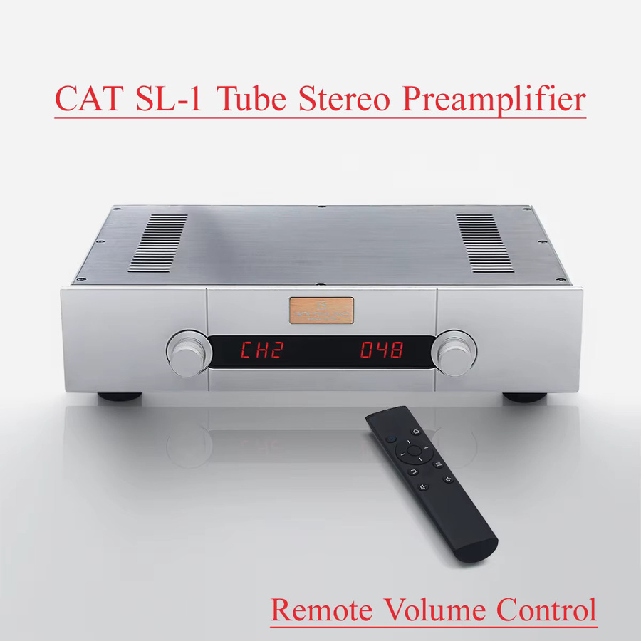 SENGTERBELLE HiFi Stereo Vorverstärker Cat Tube Remote Version mit SL-1 Schaltung für dein Home Audio System - Bild 2