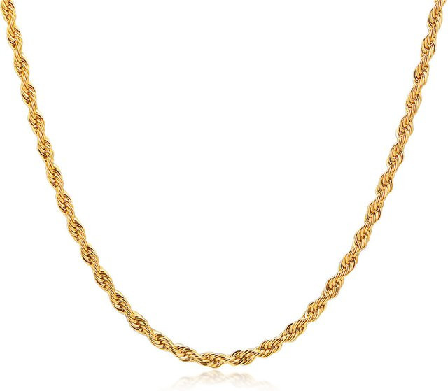 Halskette Edelstahl, Gold, Unisex - Bild 1