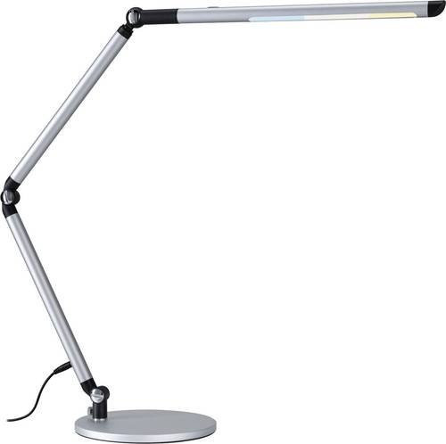 Paulmann Nova Coin 79562 LED-Tischlampe in Silber, dimmbar und verstellbar mit modernem Design - Bild 1