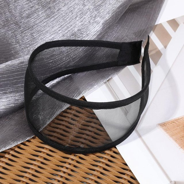 YULIN Haarreif, Netz-Haarreif, schwarz, Unisex - Bild 1