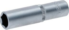 KS Tools 1/4 Zoll CLASSIC Sechskant-Stecknuss lang 9mm aus Chrom-Vanadium in Silber - Bild 1