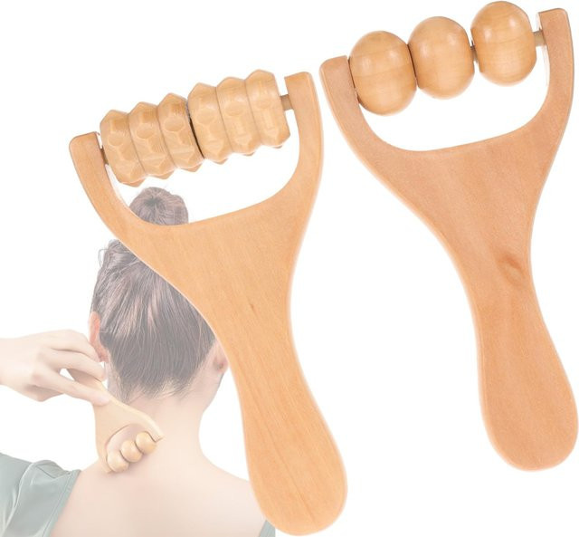 MBaowant Holz-Rollenmassagegerät, Unisex - Bild 1
