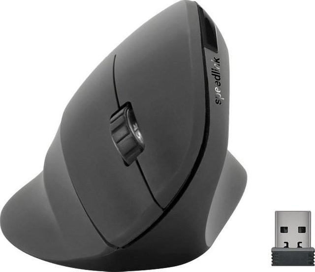 Speedlink PIAVO Ergonomie Vertikal Maus - kabellos via Bluetooth, Schwarz - Bild 1