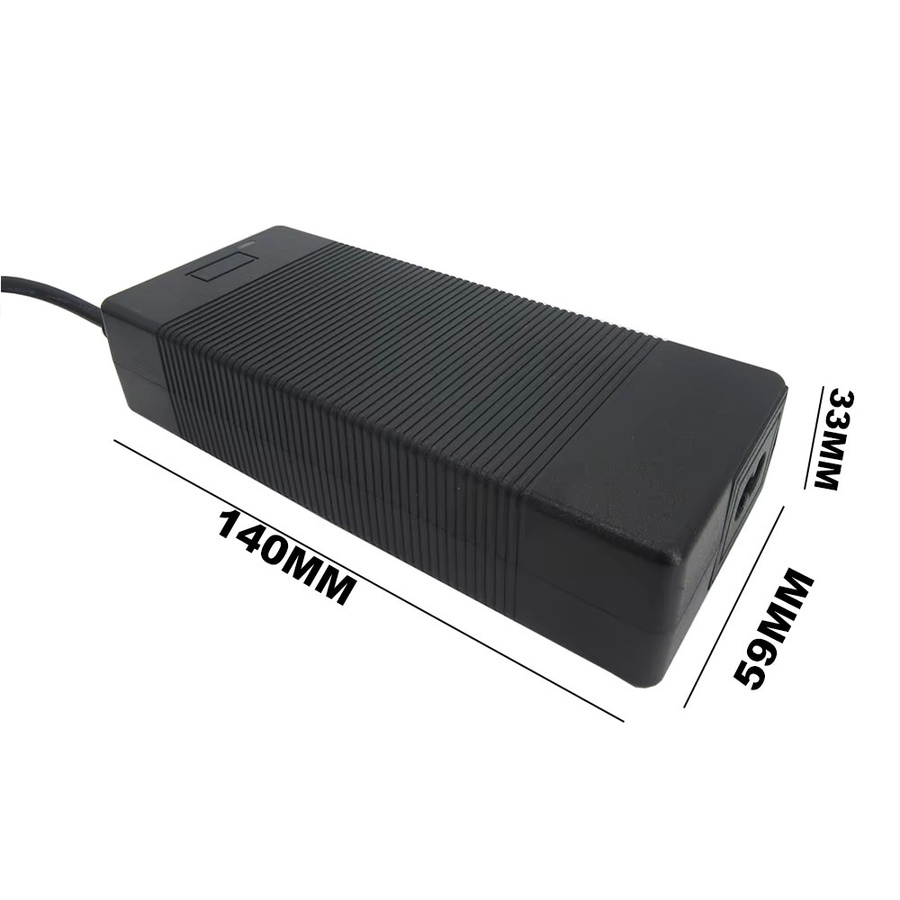 CYGEREEN Lithium-Ionen Ladegerät für 48V 13S Akkus, 2A, Schwarz, mit GX12, GX16 oder XLRM Stecker - Bild 2