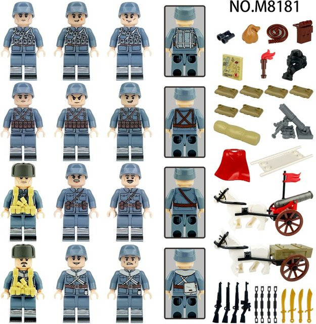 Meigao Eighth Route Army Montage-Set, Fahrzeuge - Bild 1
