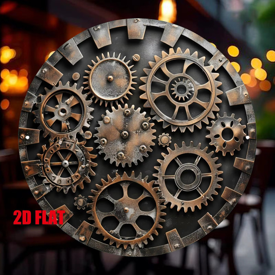 HELLOYOUNG Round Tin Metall Wandregal aus Aluminium für Innen- und Außenbereiche B: 20 cm, T: 20 cm, H: 20 cm - Bild 3