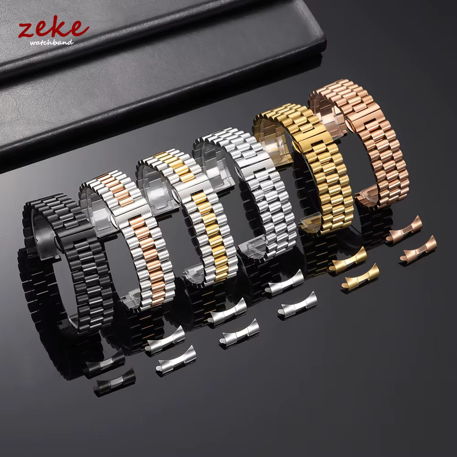 crazyband Uhrenarmband Edelstahl, Silber, Unisex - Bild 1