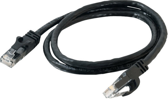 C2G CAT6 Ethernet Netzwerkkabel RJ45 Schwarz, Länge: 3 m - Bild 1