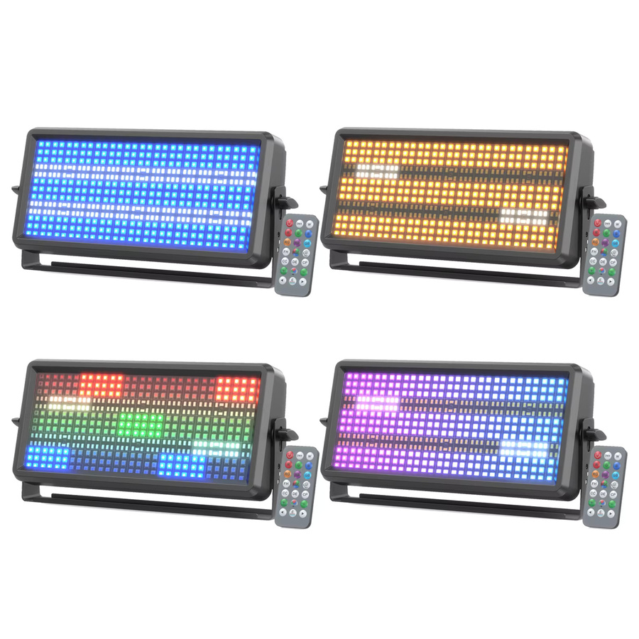 Yiflamefly Wall Washer LED Lichtleiste 150W mit RGBW-Farben und DMX512 für DJ, Party und Bar, Schwarz - Bild 6