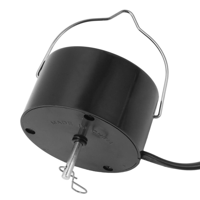 TOMTOP JMS Elektrischer Rotationsmotor für hängende Windspiel-Dekoration aus Kunststoff in Schwarz - Bild 4