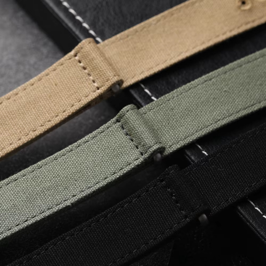 Raystray Uhrenarmband Textil/NATO, Schwarz, Herren - Bild 4
