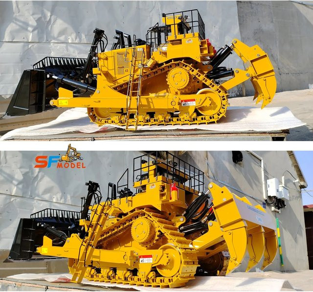 SMODELF D11t rc Bulldozer, Metall Modell, ferngesteuert, Gelb - Bild 1