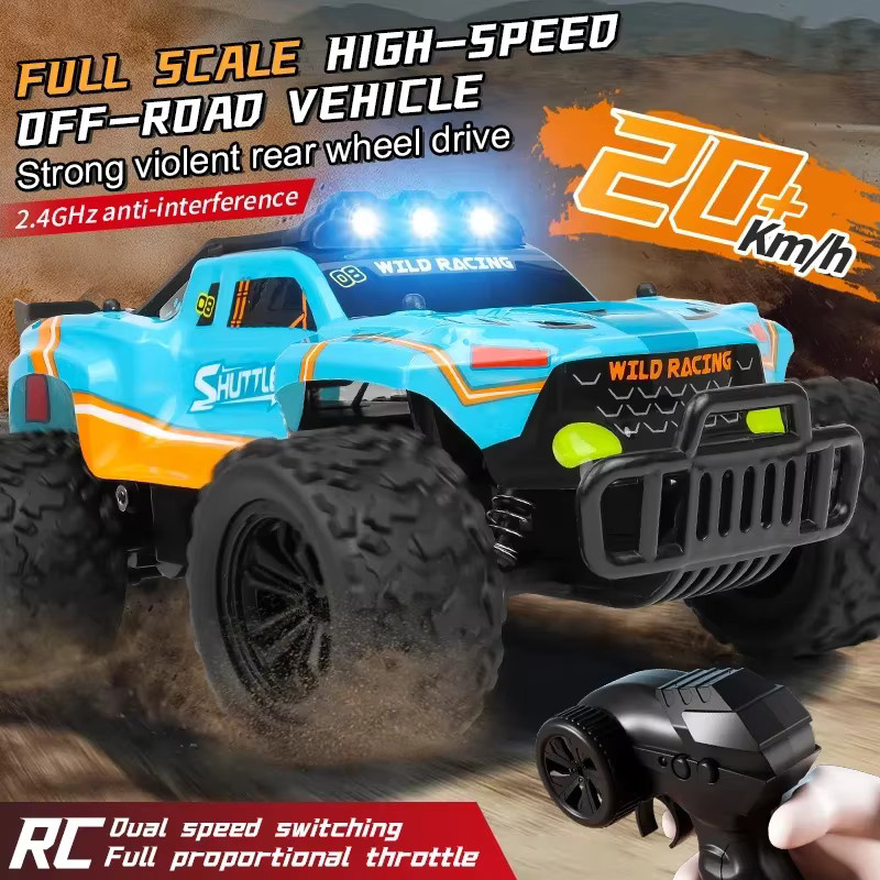 JJRC Hochgeschwindigkeits-Offroad-Auto, ferngesteuert, mit Autobeleuchtung - Bild 2
