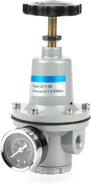 Fishine G14 Druckregelventil aus Aluminiumlegierung für Pneumatiksysteme, Grau - Bild 1