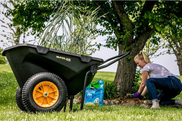 Polar Schubkarre Cub Cart Schwarz B: 71 cm, T: 127 cm