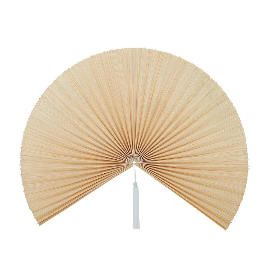 Bloomingville Jaime Wandornament aus Bambus in Natur, Beige und Weiß, Breite: 150 cm - Bild 1