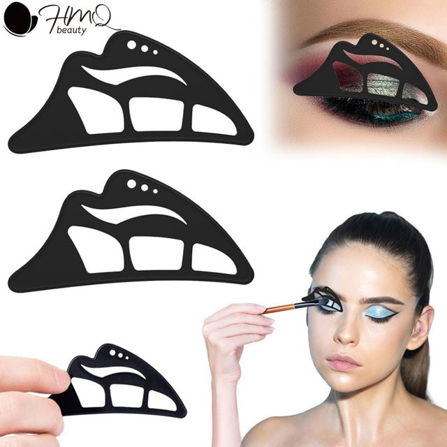 HMQ beauty 5-in-1 Lidschatten-Schablone, Silikon, Black, Unisex - Bild 1