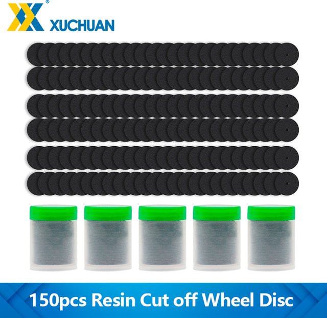 xcan Harz-Trennscheiben Set mit 25 mm Durchmesser für Dremel-Drehwerkzeuge, 150 Stück - Bild 1