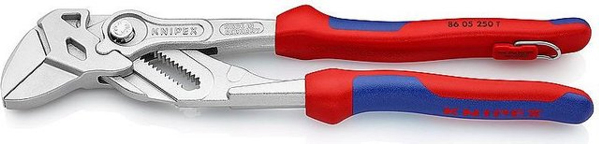 Knipex Zangenschlüssel 86 05 250 T in Blau/Rot - Bild 3