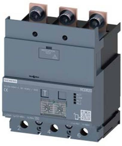 Siemens 3VA9223-0RL30 Differenzstrom-Schutzgerät RCD in Grau, B: 10,5 cm, H: 11,5 cm, T: 8,6 cm - Bild 1