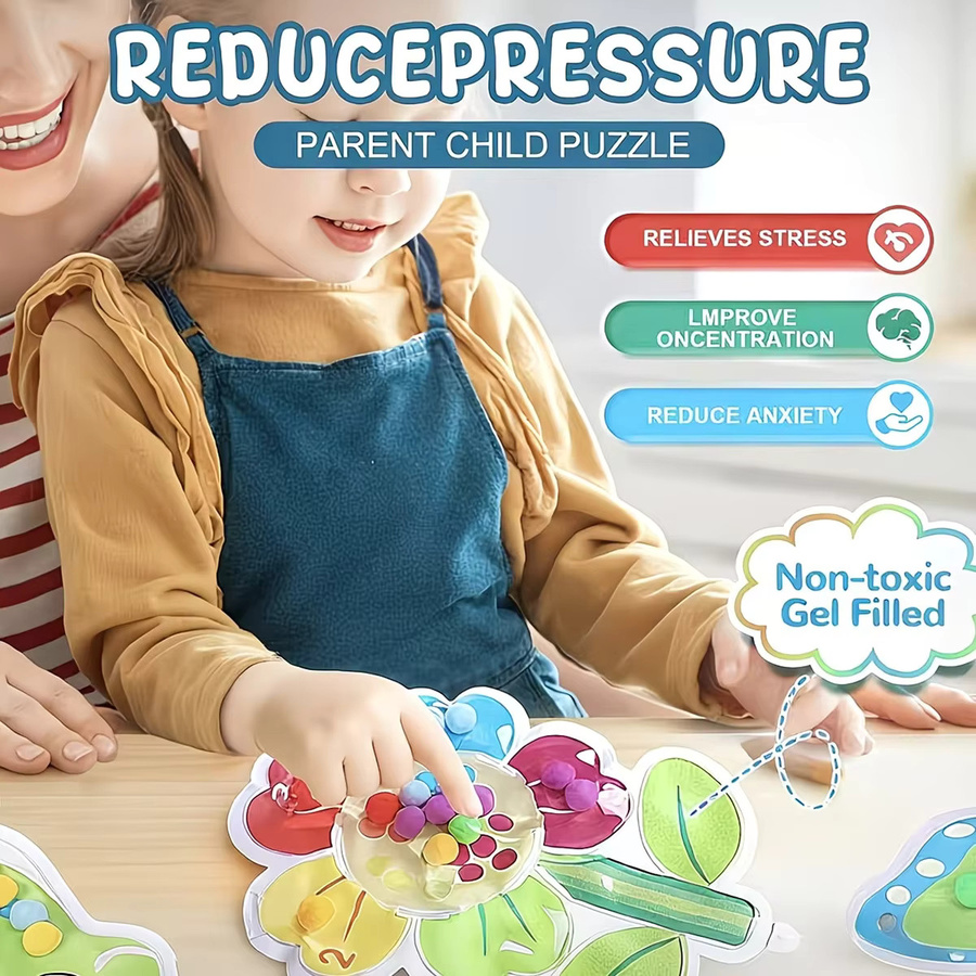 Montessori Tiere Farbsortier-Sensorikspielzeug, Lernspielzeug, Bunt / Mehrfarbig - Bild 2