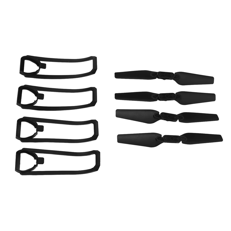 Docooler Quadcopter-Propeller-Schutzhülle für E99 Drohne, zusammenklappbares Zubehör-Set in Schwarz - Bild 3
