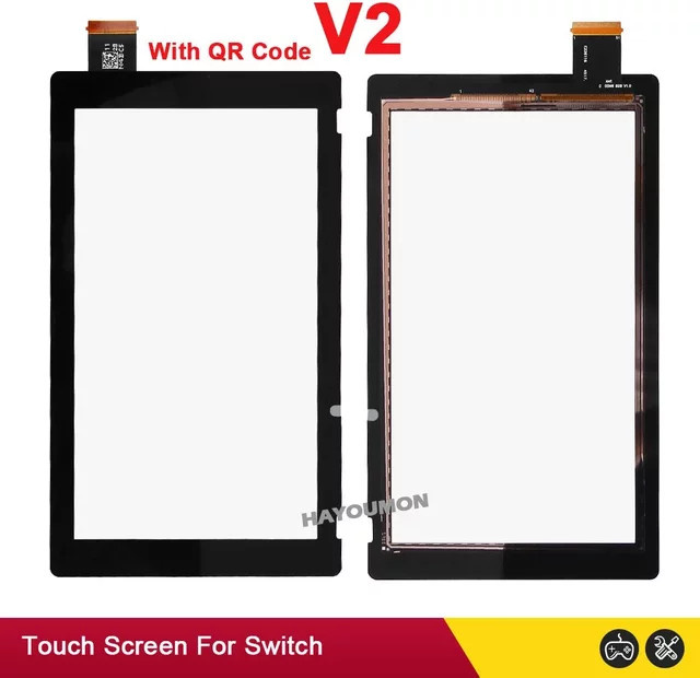 Nintendo Switch Ersatz-Touchscreen für Switch V1 und V2 in Schwarz - Bild 1