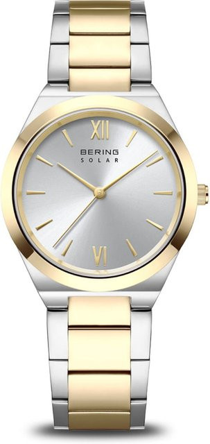 Bering Damenuhr, Solar, Edelstahl, Silber, 32 mm, 5 ATM - Bild 1
