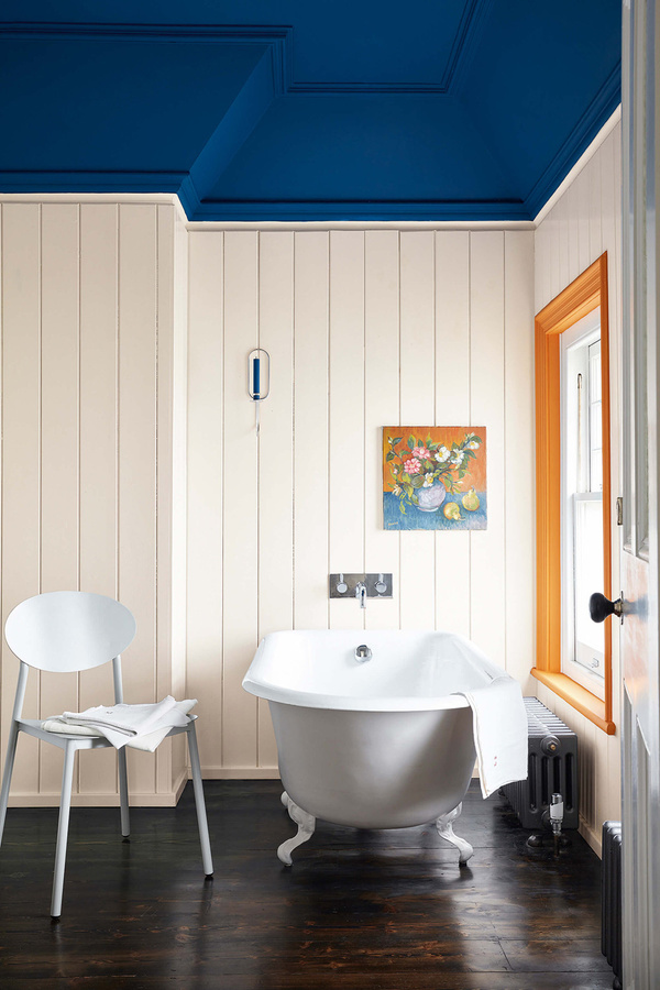 Little Greene Absolute Matt Emulsion Wandfarbe Deep Space Blue 207, 2,5 l - Bild 1