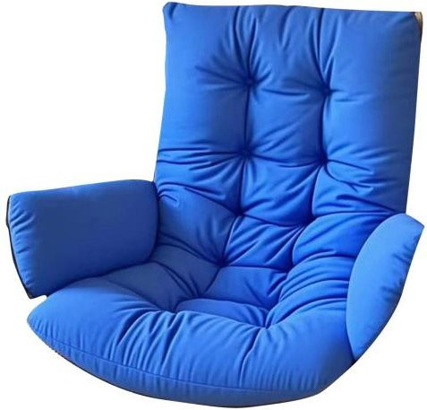 Home Kits Wasserdichtes Ersatzkissen für Eierstuhl und Hängesessel, Oval, Blau, Polyester - Bild 1
