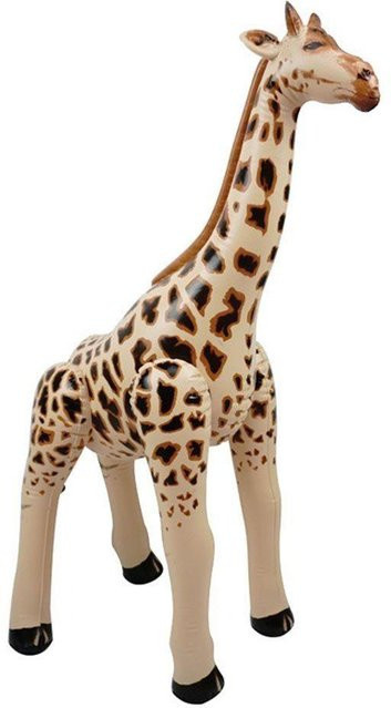 Aufblasbare Tierballons von Lingfeng als Dekoration für Hochzeiten und Geburtstage, Set mit Kuh, Elefant und Giraffe in Multicolor aus PVC - Bild 1