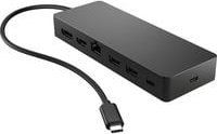 HP Universeller USB-C Multiport Hub Dockingstation in Schwarz mit HDMI, DisplayPort und 4K UHD Unterstützung - Bild 1
