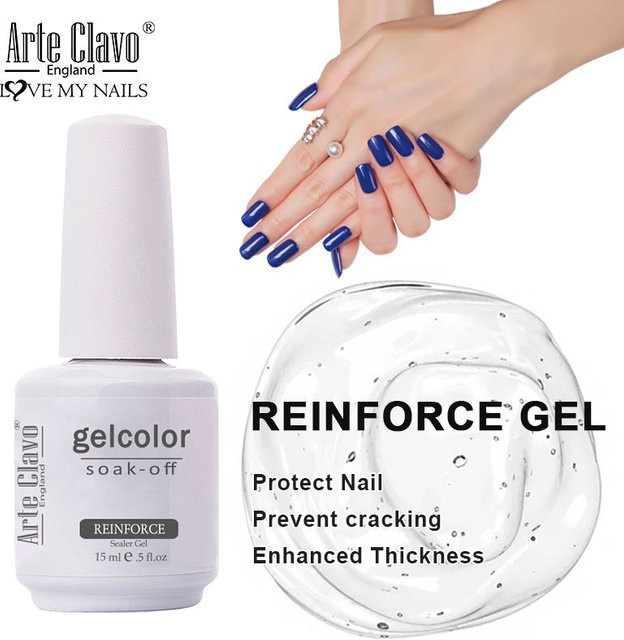 Arte Clavo Base Coat Gel, Clear, 15 ml - Bild 1