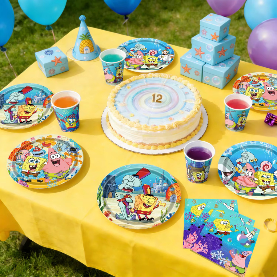Potdemiel SpongeBob Party-Dekorations-Set, 120-teiliges Set - Bild 4