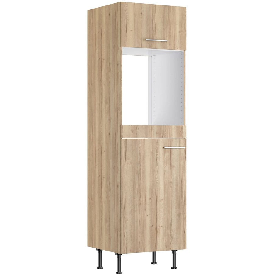 Optifit Küchen-Hochschrank Erik290 für Backofen und Kühlschrank in Wildeiche, Breite: 60 cm - Bild 2