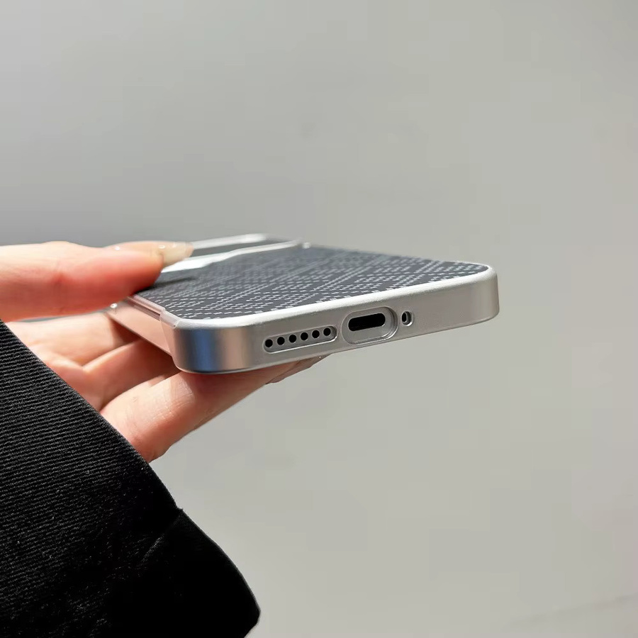 Business Kevlar Textur Slim Bezel Schutzhülle für Xiaomi 17 Pro Max, 15 Ultra und MI 15 mit Metallbeschichtung und Magnetfunktion, Schwarz - Bild 4