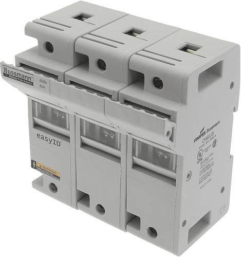 Eaton Sicherungshalter CH60J3I 3phasig 3polig 60A 600V Grau 2 Stück - Bild 1