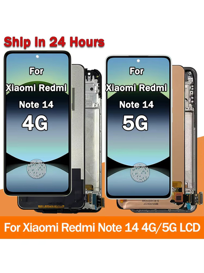 Xiaomi Redmi Note 14 4G LCD-Display mit 6,67 Zoll Super AMOLED Touchscreen in Schwarz - Bild 3