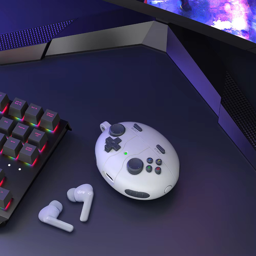 3D GamePad Cartoon Silikon Schutzhülle für Huawei Freebuds 5i 6i mit Haken - Bild 3