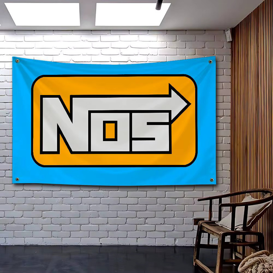 52TOYS N-NOS Flaggenbanner Wandteppich in Multicolour für Garage und Schlafzimmer - Bild 4