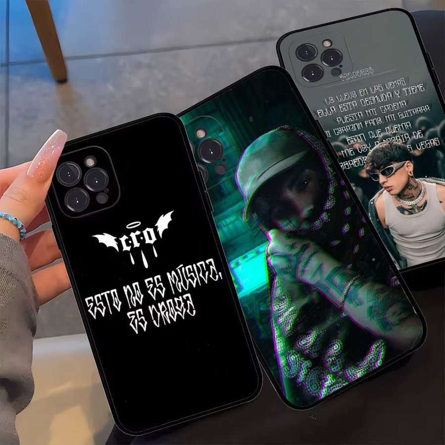 C.R.O Crocraxker Rapper Handyhülle für iPhone 11 bis 17 Pro Max Plus, Schwarz - Bild 4