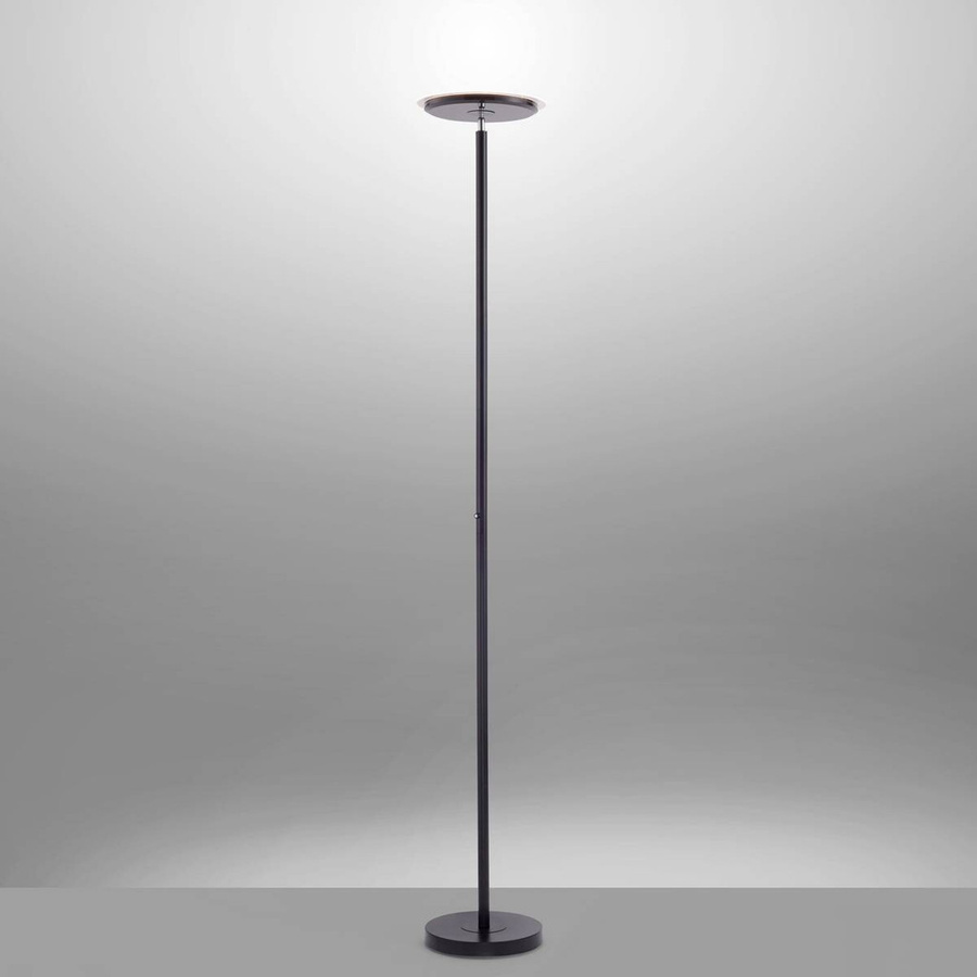 Just Light. Stehleuchte Hans Schwarz, dimmbar, LED, Farbe: Schwarz, H: 181 cm, B: 30 cm - Bild 2