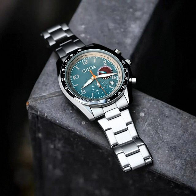 CILOA Armbanduhr Edelstahl, Quarz, Herren - Bild 1