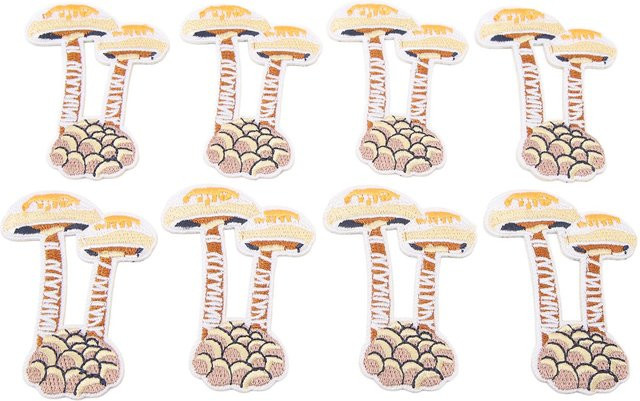 16 Stück Wosawe Pilz Aufnäher zum Aufbügeln und Aufnähen in Multicolour für Kleidung und Accessoires - Bild 1