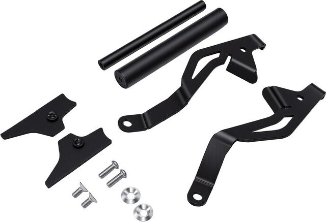 GoolRC Multifunktionale Verlängerungsstange für Motorrad Navigationshalterung und Handyhalterung in Schwarz, passend für NC750X 2025 2026, 12mm und 22mm - Bild 1