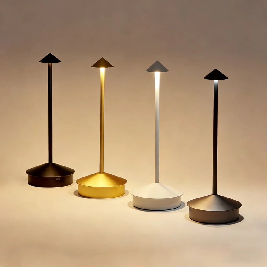 GGbingo Dimmbare LED Tischlampe mit Touch-Funktion und wiederaufladbarem Akku für den Kaffeetisch oder Schreibtisch - Bild 2
